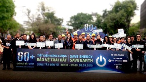 Chiến dịch Giờ trái đất 2019 với thông điệp “Tiết kiệm năng lượng, bảo vệ trái đất”
