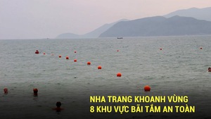 Nha Trang khoanh vùng 8 khu vực bãi tắm an toàn