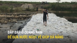 Đắp đập ở Quảng Nam để đưa nước ngọt về giúp Đà Nẵng