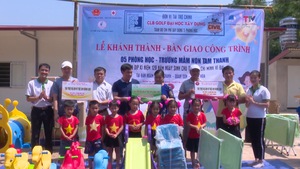 Trao tặng 5 phòng học mầm non cho cô trò vùng cao Thanh Hóa