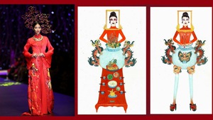 Giải trí 24h: Thiết kế “Bàn thờ” cho quốc phục của Việt Nam tại Miss Universe 2019 gây tranh cãi