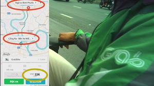 Grabbike giả mạo giở trò “chặt chém” khách