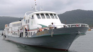 Đề thi được đưa ra đảo Phú Quốc bằng tàu cao tốc