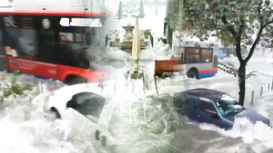 Video: Mưa lũ ầm ầm đổ vào thành phố ở Ý, đường phố, cửa hàng, quảng trường chìm trong nước