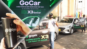 Dịch vụ GoCar ra mắt thị trường, thế mạnh là các trang thiết bị chống khuẩn trên xe