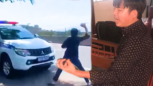 Video: Đưa tài xế ô tô chống đối CSGT đi giám định tâm thần