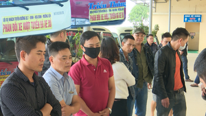 Video: Xe khách Nghệ An bỏ bến phản đối xe 'dù', xe chạy vượt tuyến