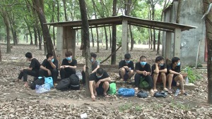 Video: Người Trung Quốc nhập cảnh trái phép bỏ chạy toán loạn trong vườn cao su ở Bình Phước