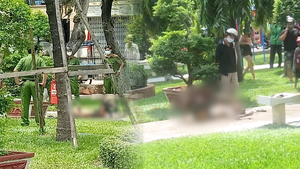 Video: Điều tra vụ người đàn ông bốc cháy trong công viên