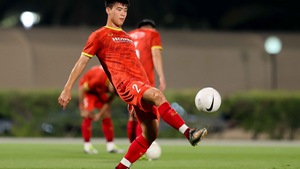 Video: Duy Mạnh, Đình Trọng, Minh Vương đã tập luyện chung cùng đội tuyển
