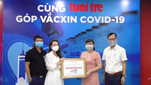 Video: Công ty Star Hằng Lê ủng hộ 500 triệu đồng ‘Cùng Tuổi Trẻ góp vắc xin COVID-19’