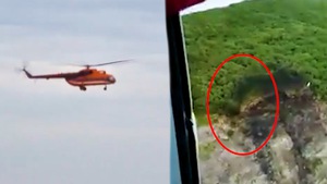Video: Hiện trường vụ tai nạn máy bay chở 28 người đâm vào vách đá ở Nga