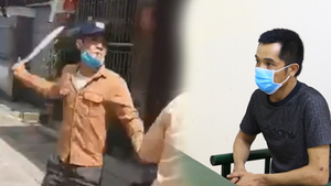 Video: Bắt người đàn ông dùng dao dọa chém CSGT