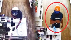 Video: Bắt nghi phạm cầm dao đe dọa nhân viên cửa hàng sữa cướp tiền