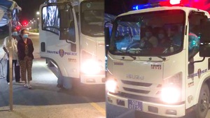 Video: Cảnh sát giao thông đưa vợ chồng có biểu hiện mệt mỏi về nhà lúc giữa đêm