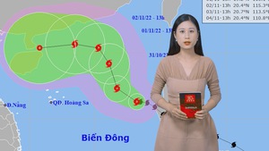 Dự báo thời tiết 30-10: Bão cấp 12 vào Biển Đông; Nam Bộ có nơi mưa dông