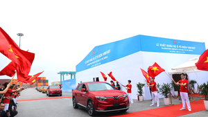 Video: Thủ tướng Phạm Minh Chính dự lễ xuất khẩu lô xe điện VF 8 sang Mỹ