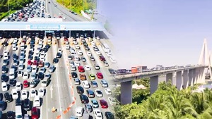 Video: Cầu Rạch Miễu kẹt xe, cao tốc TP.HCM - Long Thành - Dầu Giây xả trạm