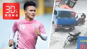 Bản tin 30s Nóng: Quang Hải ‘ra giá’ 15 tỉ cho 3 mùa giải; Xe tải gây tai nạn, xe múc rơi đè chết người