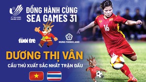 Video: Dương Thị Vân được bình chọn cầu thủ xuất sắc nhất trận chung kết tuyển nữ Việt Nam - Thái Lan