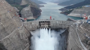 Video: Ngắm nhà máy thủy điện 'đẹp như tranh' ở Trung Quốc