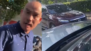 Video: Công an đang làm rõ vụ người đàn ông chạy ô tô ngược chiều, còn phun nước bọt vào tài xế khác