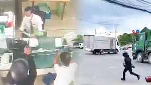 Video: Đang truy bắt nghi phạm nổ súng cướp ngân hàng ở Đồng Nai