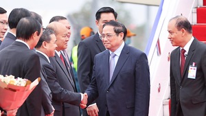 Video: Thủ tướng Phạm Minh Chính đến Lào, bắt đầu chuyến thăm chính thức