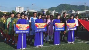 Khai mạc Giải vô địch bóng đá công nhân toàn quốc 2023 khu vực Bình Định