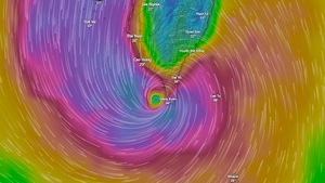Hình ảnh vệ tinh bão Koinu mạnh cấp 14, giật cấp 17 sắp vào Biển Đông