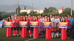Giải vô địch bóng đá công nhân toàn quốc khu vực Hà Nội chính thức khởi tranh