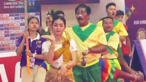 Video: Dàn nhạc đặc biệt của môn Kun Khmer tại SEA Games 32