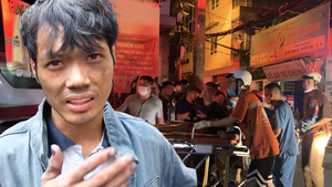 Lời kể của hai thanh niên cứu người mắc kẹt trong vụ cháy chung cư mini ở Hà Nội