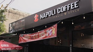 Chuỗi café nhượng quyền Napoli chào đón thành viên mới tại Bến Cát