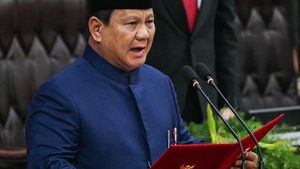 Tân tổng thống Indonesia Prabowo Subianto nhậm chức