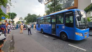 Xe buýt chạy 18km/h cán một thanh niên tử vong ở đoạn đường đông đúc tại Gò Vấp