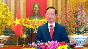 Video lời chúc Tết của Chủ tịch nước Võ Văn Thưởng nhân dịp xuân Giáp Thìn 2024
