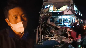 Video hành khách kể lại khoảnh khắc tai nạn kinh hoàng trên cao tốc Cam Lộ - La Sơn