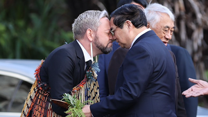 Màn chào đón đặc sắc của người Maori tại lễ đón Thủ tướng Phạm Minh Chính ở New Zealand