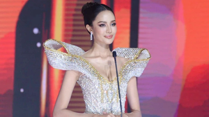 Cô gái 20 tuổi từng phẫu thuật ung thư vú đăng quang Hoa hậu Hoàn vũ Thái Lan