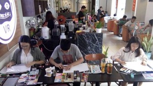 Thi vẽ, rèn kỹ năng làm việc nhóm