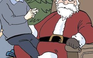 Bố trả ông già Noel cho con đây!