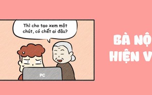 Sự cố hi hữu, bà nội 'hiện' về giữa lớp học trực tuyến