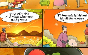 Tí cho cả nhà trải nghiệm kỹ năng sinh tồn