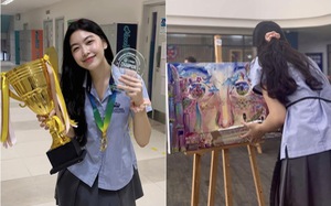 Ảnh vui sao Việt 2-12: Con gái Quyền Linh đoạt giải nhất cuộc thi vẽ tranh