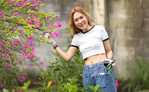 Ảnh vui sao Việt 20-9: Mỹ Tâm thư giãn khi làm vườn