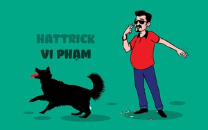 Chủ chó và cú hattrick vi phạm ở nơi công cộng