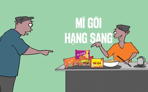 Ăn mì gói hạng thương gia, lo gì thiếu chất