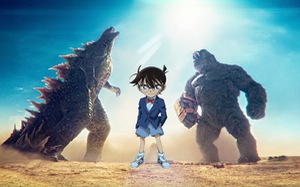 Thám tử Conan 'bắt tay' với Godzilla và Kong