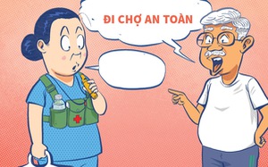 Trang bị cả còi cứu hộ để.. đi chợ